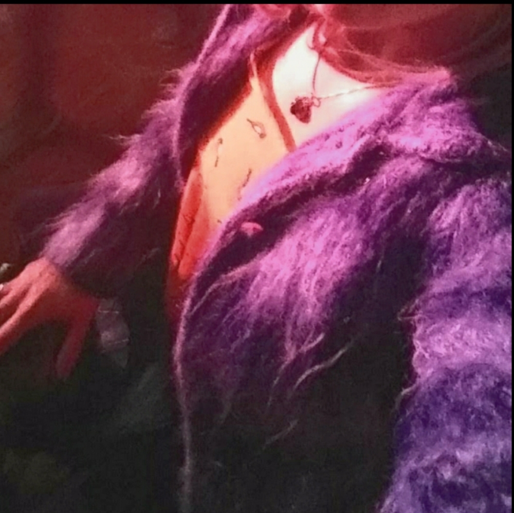 VTG FuZZy Faux Fur Full Length Coat